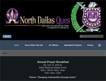 Tablet Screenshot of northdallasques.com